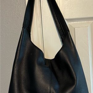 The Sak Black Hobo Bag with Slouchy Design